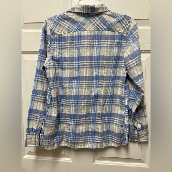 L.L. Bean flannel Scotch Plaid Button Down shirt Size XS - Picture 2 of 11